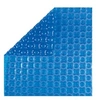 Image de Bâche à Bulles Piscine 10x4 m OXO Dark Blue 500 microns - Non Bordée - Confection France - Kit oeillets et bâchette de protection