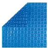 Image de Bâche à Bulles Piscine 6,5x3,5 m OXO Dark Blue 500 microns - Non Bordée - Confection France - Kit oeillets et bâchette protection