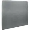 Image de Sommeil de Plomb Tete de lit Tapissee Tissu Gris anthracite rembourre 180 x 120 cm