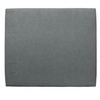 Image de Tete de lit Tapissée Tissu Gris anthracite L 160 cm - Ep 10 cm rembourré