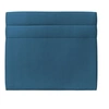 Image de Tete de lit Lignes Velours Bleu L 160 cm - Ep 10 cm rembourré