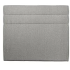 Image de Tete de lit Lignes Bouclette Gris L 200 cm - Ep 10 cm rembourré