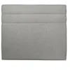 Image de Tete de lit Lignes Bouclette Gris L 180 cm - Ep 10 cm rembourré