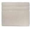 Image de Tete de lit Lignes Bouclette Beige L 160 cm - Ep 10 cm rembourré