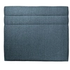 Image de Tete de lit Lignes Bouclette Bleue L 200 cm - Ep 10 cm rembourré