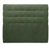 Image de Tete de lit Capitonnée Tissu Vert L 180 cm - Ep 10 cm rembourré