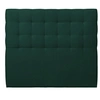 Image de Tete de lit Capitonnée Velours Vert L 160 cm - Ep 10 cm rembourré