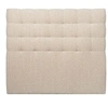 Image de Tete de lit Capitonnée Bouclette Beige L 160 cm - Ep 10 cm rembourré