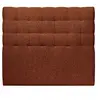 Image de Tete de lit Capitonnée Bouclette Terracotta L 140 cm - Ep 10 cm rembourré