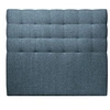 Image de Tete de lit Capitonnée Bouclette Bleue L 200 cm - Ep 10 cm rembourré