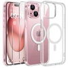 Image de HQSELECTION Coque Magnétique Compatible Avec MagSafe pour iPhone 15 6,1 Pouces + 2 Vitre Verres Trempés Transparent