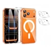 Image de HQSELECTION Coque Magnétique pour iPhone 17 Pro Max + 2 Vitre Verres Trempés + 2 Caméra Protecteur ,Compatible Avec MagSafe ,Transparent