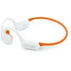 Image de de sport sans fil à conduction osseuse M-238 BCW avec lecteur MP3 Blanc et Orange