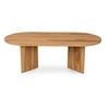 Image de Table basse design ovale bois 120cm RAAV