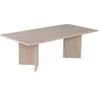 Image de Table basse rectangulaire effet travertin 119x60cm TOPI