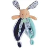 Image de BABY NAT Poupi et poussieres detoiles - Doudou lapin POUPI marine 29 cm