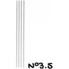 Image de Aiguilles à tricoter double pointe alu. 20cm n°2 à 5-(...) -