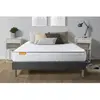 Image de Septnuits Ensemble matelas Memoire de forme avec sommier gris Memo 140 x 200 cm