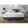 Image de Septnuits Matelas Memoire de forme double sommier gris Memo 160 x 200 cm