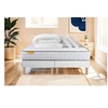 Image de Matelas 180 x 200 cm Memo - Mousse à mémoire de forme - Ep : 20 cm - sommier Blanc avec 2 oreillers et couette