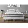 Image de Septnuits PACK matelas double sommier 2 oreillers couette Memo Plus Memoire de forme 3 zones 160 x 200 cm