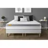 Image de Septnuits Matelas double sommier Memo Zen Mousse a memoire de forme 5 zones de confort MAXI epaisseur 180 x 200 cm