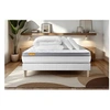 Image de Matelas 140 x 190 cm Memo zen - Mousse à mémoire de forme - Ep : 26 cm - sommier Blanc avec 2 oreillers et couette