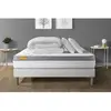 Image de Septnuits Pack matelas sommier Mousse a memoire de forme 5 zones de confort MAXI epaisseur Couette et 2 oreillers 160 x 200 cm