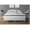 Image de Matelas 180 x 200 cm Memo zen - Mousse à mémoire de forme - Ep : 26 cm - sommier Blanc avec 2 oreillers et couette