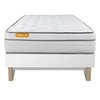 Image de Matelas + sommier 90x200 Memo Luxe Ressorts ensacheés + mémoire de forme 5 zones de confort MAXI épaisseur