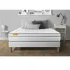 Image de Matelas + sommier 140x200 Memo Luxe Ressorts ensachés + mémoire de forme 5 zones de confort MAXI épaisseur