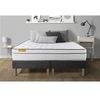 Image de Ensemble matelas 180 x 200 cm Memo luxe - Ressorts ensachés - Ep : 26 cm - Equilibré - sommier Gris