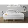 Image de Septnuits Pack matelas double sommiers Memo Luxe Ressorts ensaches memoire de forme 5 zones de confort MAXI epaisseur 180 x 200 cm