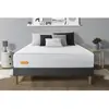 Image de Septnuits Matelas et sommier gris Memo Bio Mousse a memoire de forme 5 zones de confort Maxi epaisseur Dehoussable 140 x 200 cm