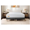 Image de Ensemble matelas 160 x 200 cm Memo bio - Mousse à mémoire de forme - Ep : 26 cm - Equilibré - sommier Gris