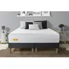 Image de Septnuits Matelas double sommiers gris Memo Bio Mousse a memoire de forme 5 zones de confort Maxi epaisseur Dehoussable 180 x 200 cm