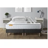 Image de Pack matelas Memo + double sommiers gris 160x200 + 2 oreillers mémoire de forme