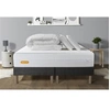 Image de PACK Matelas 160x200 + double sommiers gris 80x200 Memo Bio Mousse à mémoire de forme 5 zones de confort Maxi épaisseur + Couet