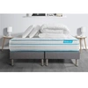 Image de Pack BODYZONE+ 160x200 Ressorts ensachés, visco 5 zones Ultra épaisseur + Couette + 2 oreillers