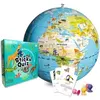 Image de Globe terrestre Caly Stick N Quiz (x2) Bleu TU TMSTI