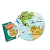 Image de Globe terrestre enfant gonflable Animaux de la nature
