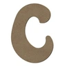 Image de Médium - Lettre C bois - 15cm