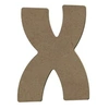 Image de Lettre majuscule X en bois MDF à décorer - 15 cm