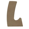 Image de Lettre majuscule L en bois MDF à décorer - 8 cm