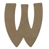 Image de Lettre majuscule W en bois MDF à décorer - 8 cm