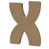Image de Lettre majuscule X en bois MDF à décorer - 8 cm