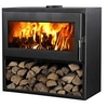 Image de Poêle à bois étanche Larry Bûcher de 8kw