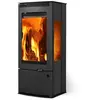 Image de Poêle à bois fonte 9.1kw talma tri-vision