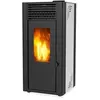 Image de Poêle à granulés de bois 11.9kw blanc orphee 12 blanc