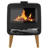 Image de Poêle à bois fonte 10kw noir FR9016130B
